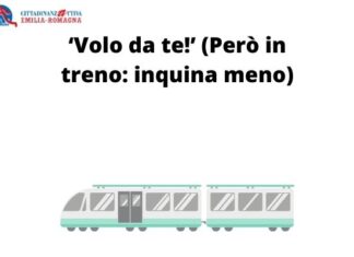 ‘Volo da te!’ (Però in treno: inquina meno) Volo da te! Per ridurre le emissioni di CO2
