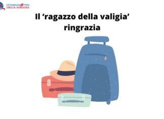Il ‘ragazzo della valigia’ ringrazia Il ‘ragazzo della valigia’ ringrazia