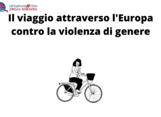 Il viaggio attraverso l’Europa contro la violenza di genere Ragazza in bicicletta